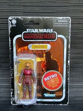 Star Wars The Armorer Retro Collection Mandalorian Action Figure New 3.75